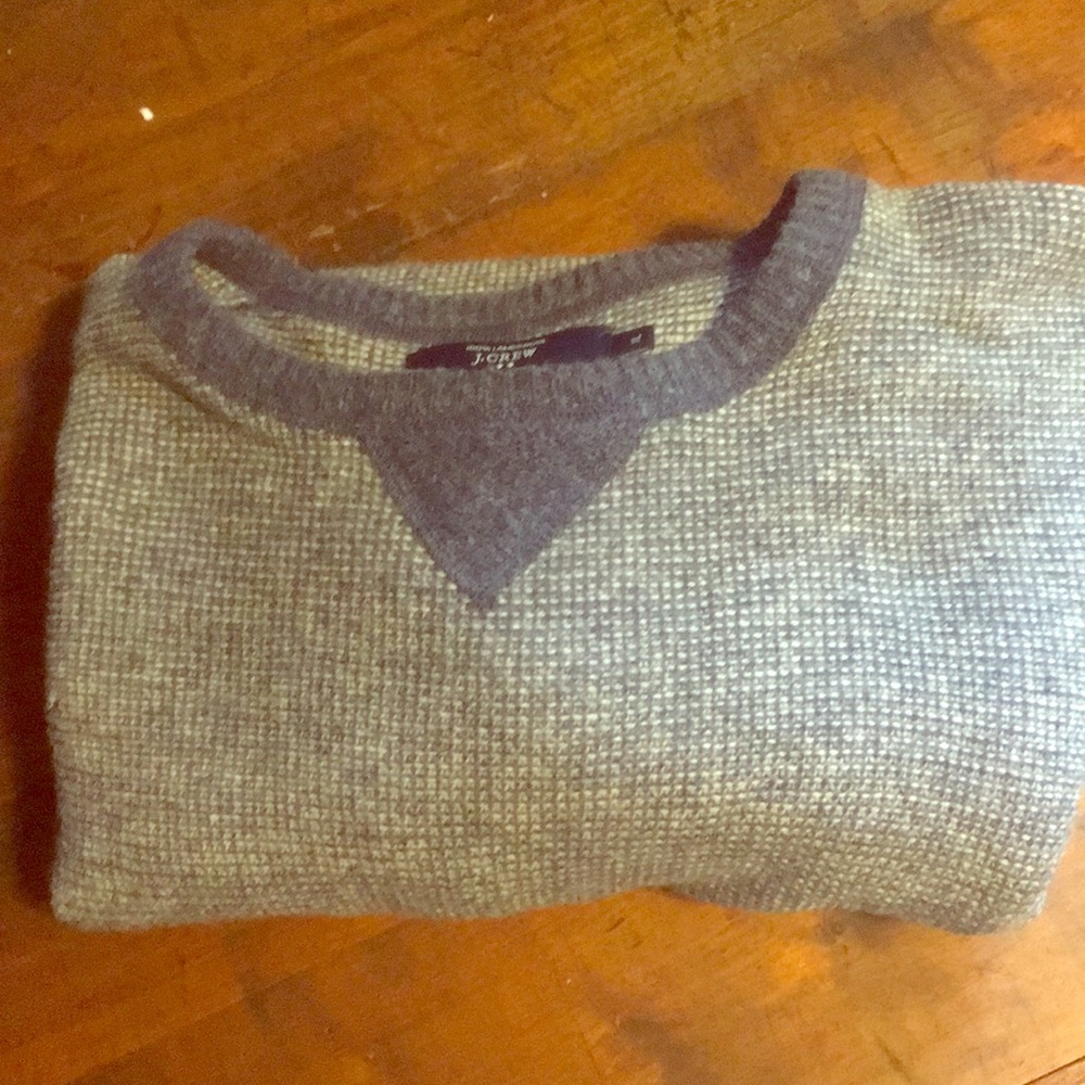 J Crew Mens Sweater Lambswool Size XL